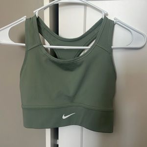 Sage Green Nike sports bra, size small